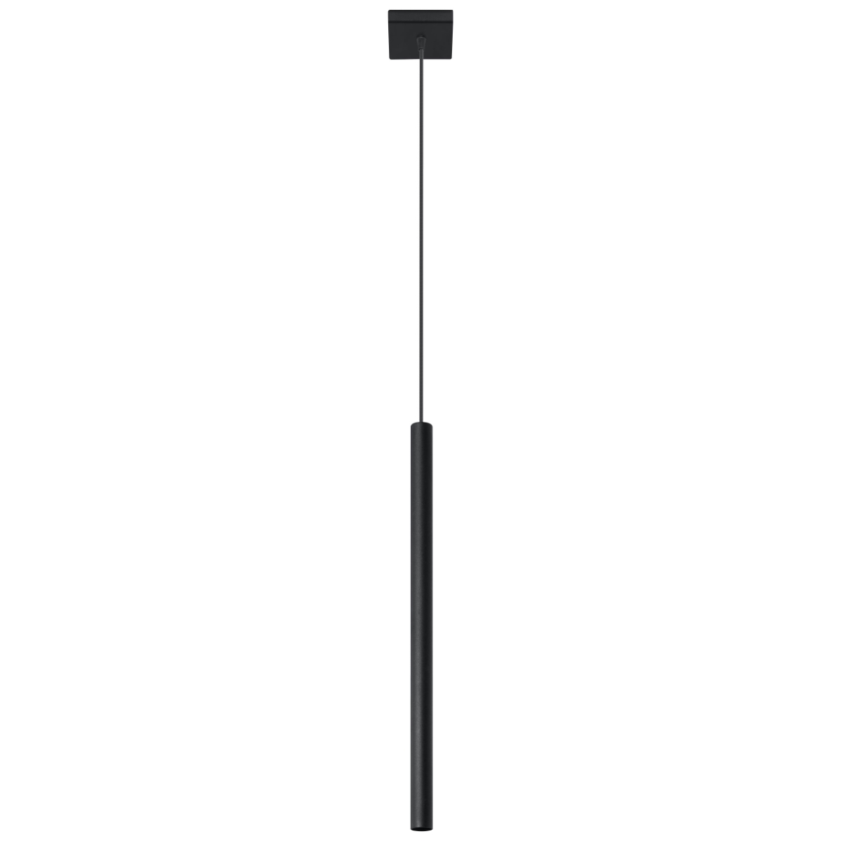 Lampa wisząca PASTELO 1 czarna 1xG9