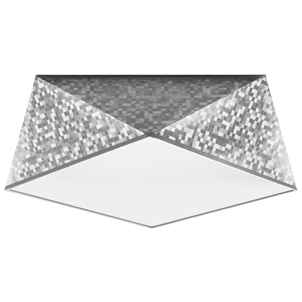 Lampa sufitowa HEXA 35 cekin srebrny 2xE27