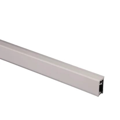 Listwa przyblatowa alum. z PCV 27mm/3m srebrny anod.