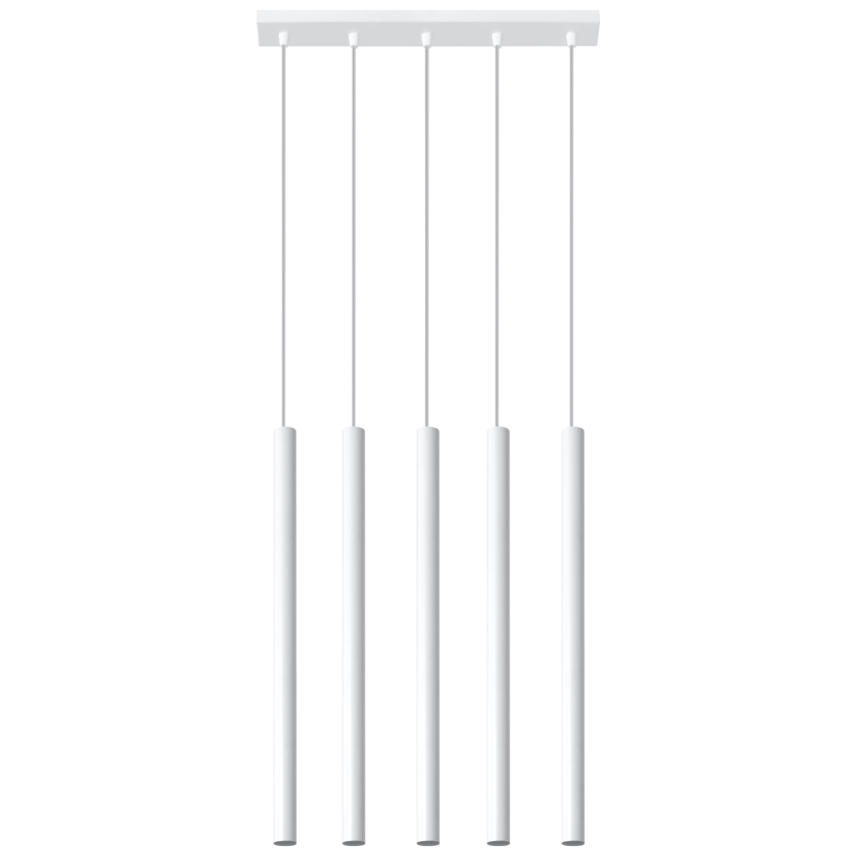 Lampa wisząca PASTELO 5 biała 5xG9