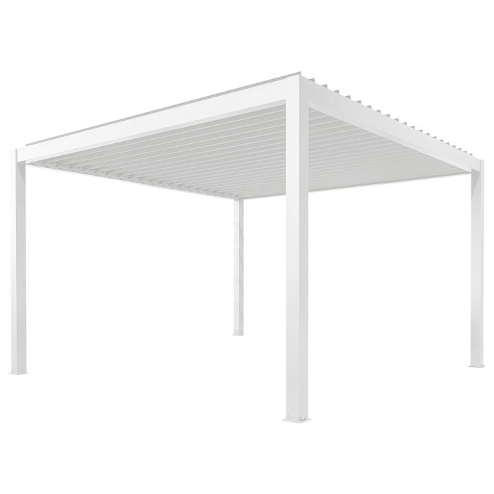 Pergola elektryczna LUXE 3x4m biała z LED