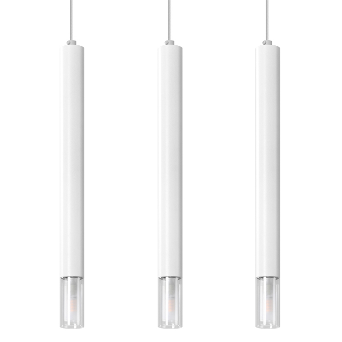 Lampa wisząca WEZYR 3 biała 3xG9