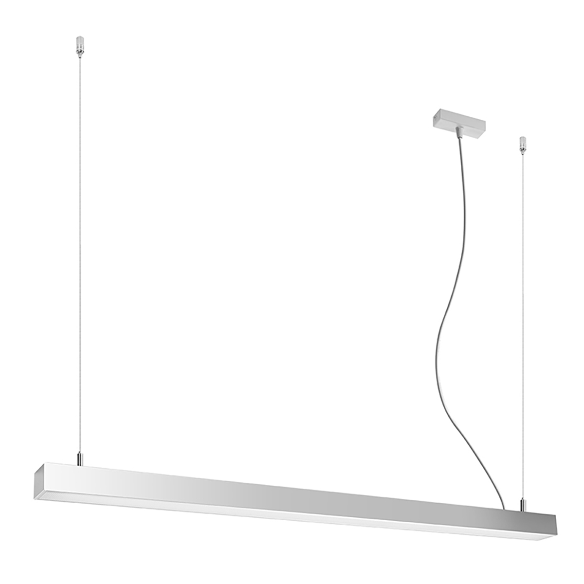 Lampa wisząca PINNE 117 szara 4000K 1xLED