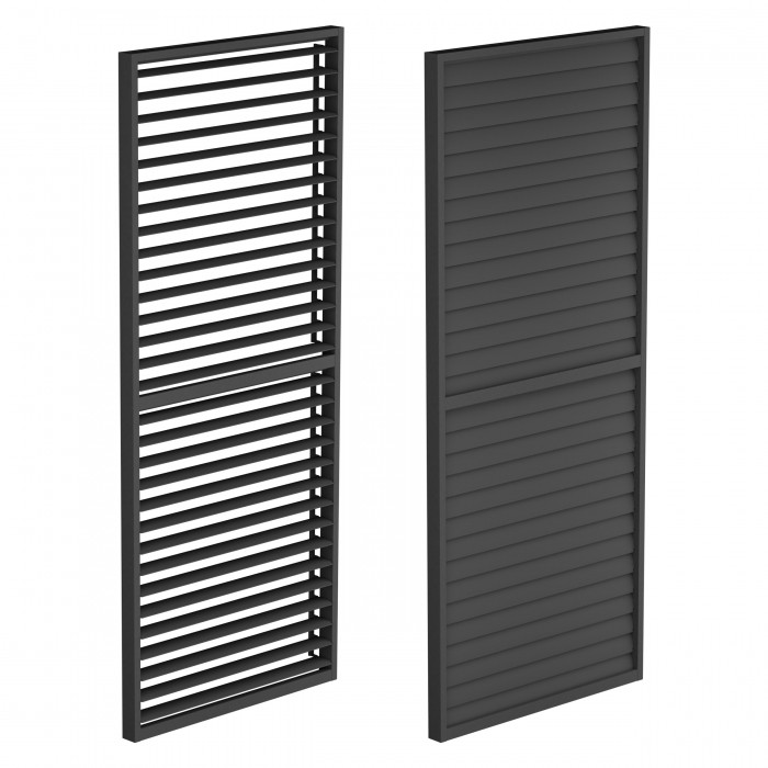 Panel żaluzjowy (R) LUXE 90x218cm do 3m antracyt