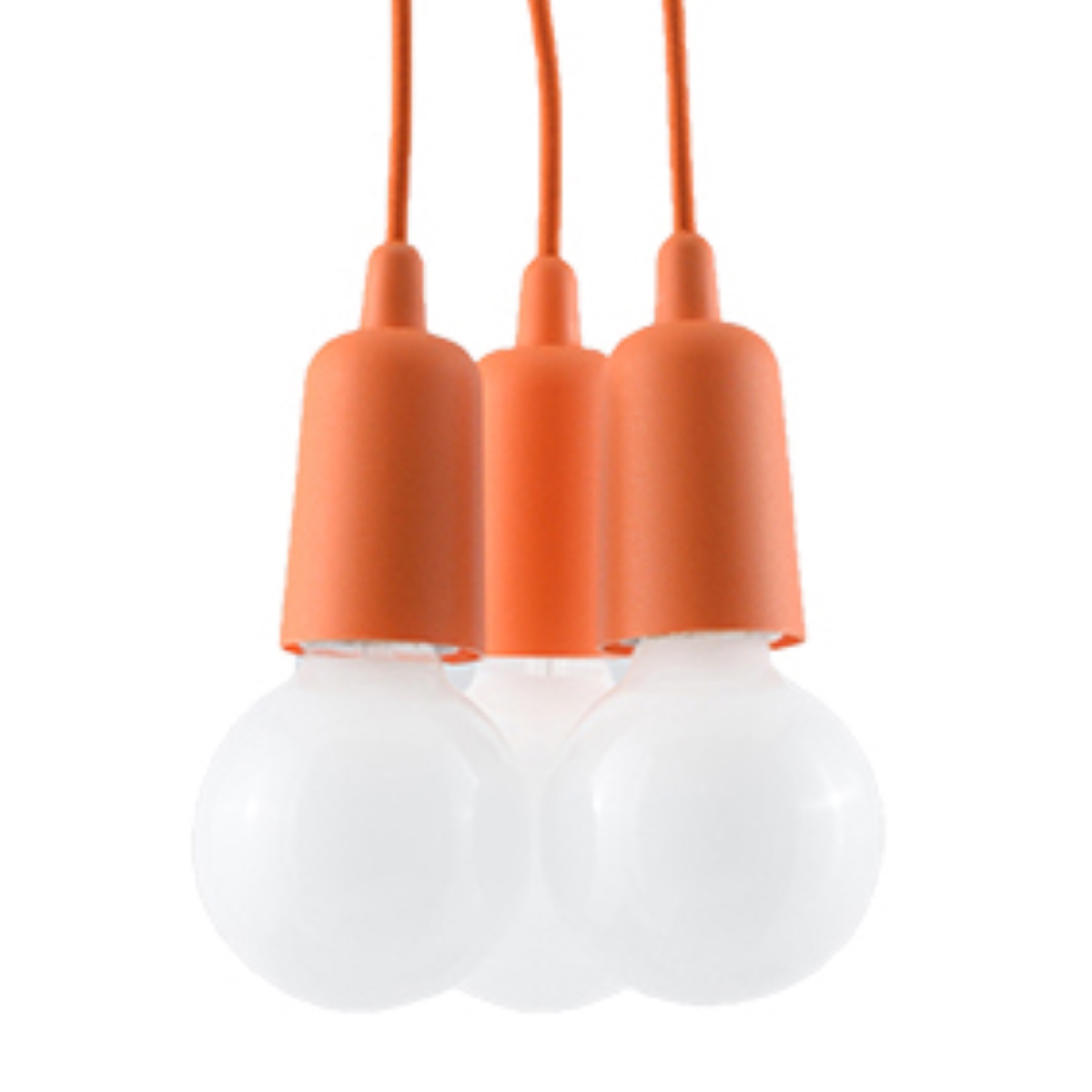 Lampa wisząca DIEGO 3 pomarańczowy 3xE27