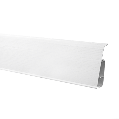 Listwa PCV podłogowa LIMA 72mm/2,5m Biały