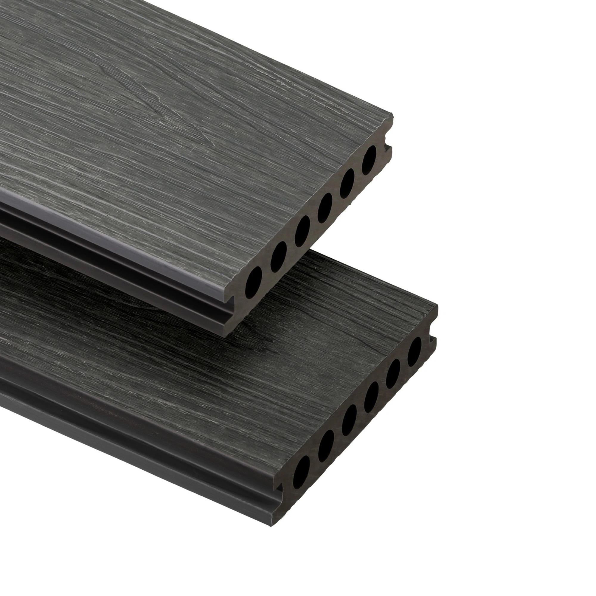 Próbka - Deska tarasowa WPC BERGDECK W138 Szara/Czarna