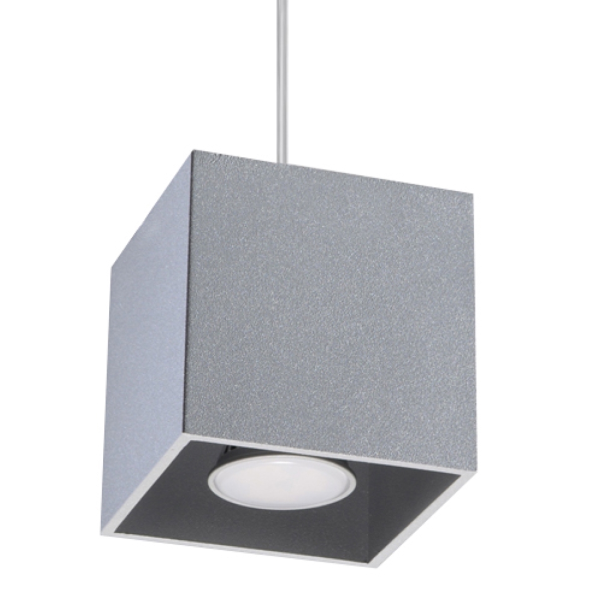 Lampa wisząca QUAD 1 szary 1xGU10