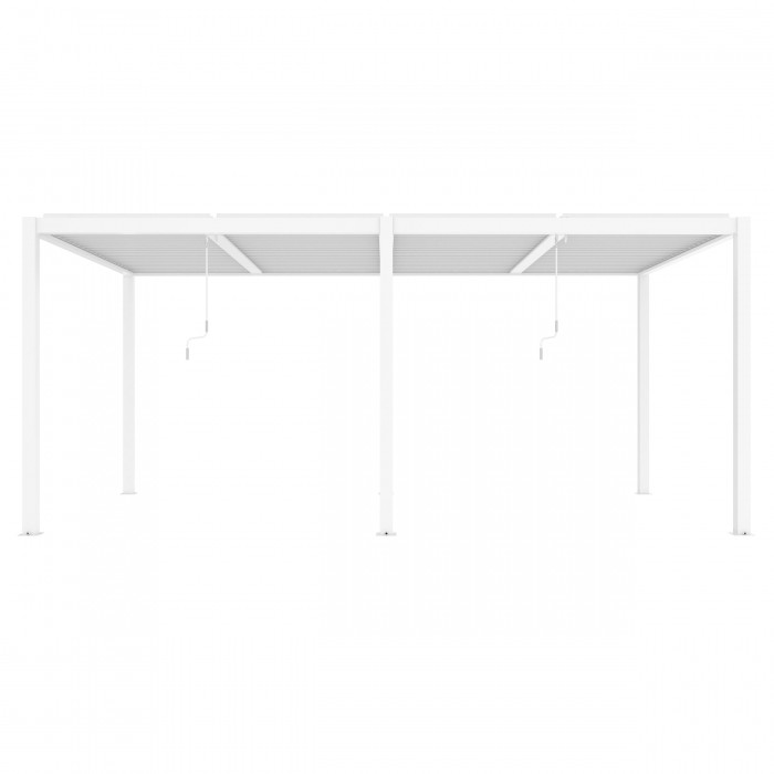 Pergola LUXE 5.8x4m biała z LED