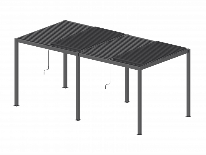 Pergola LUXE 5.8x3 antracyt