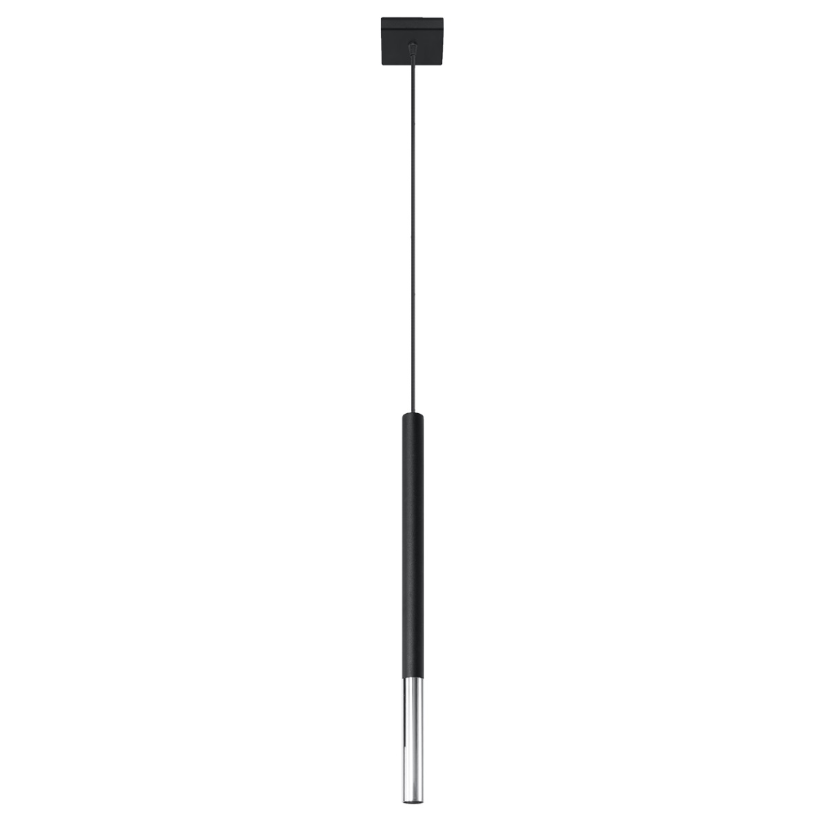 Lampa wisząca MOZAICA 1 czarny/chrom 1xG9