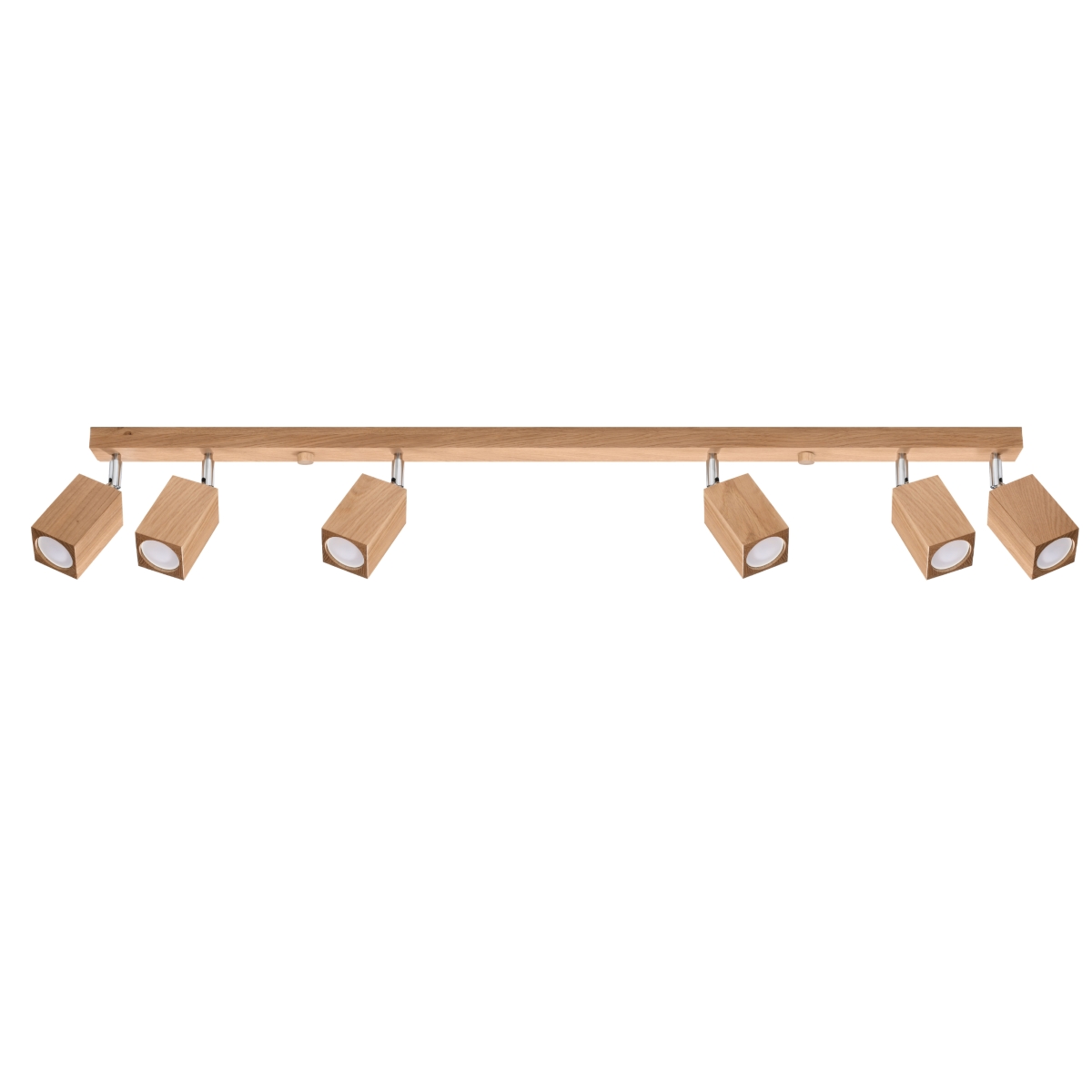 Lampa sufitowa KEKE 6 dąb 6xGU10