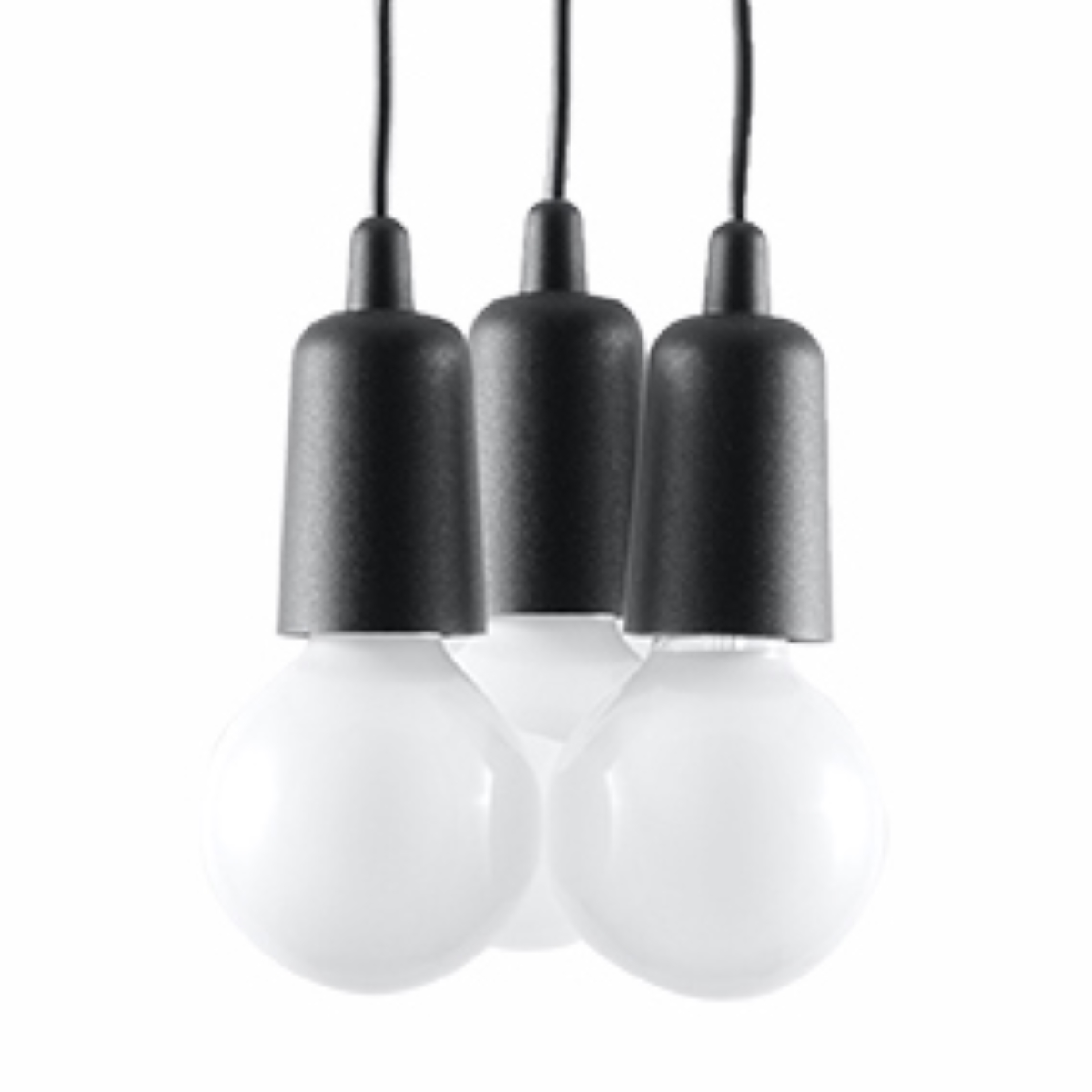 Lampa wisząca DIEGO 3 czarna 3xE27