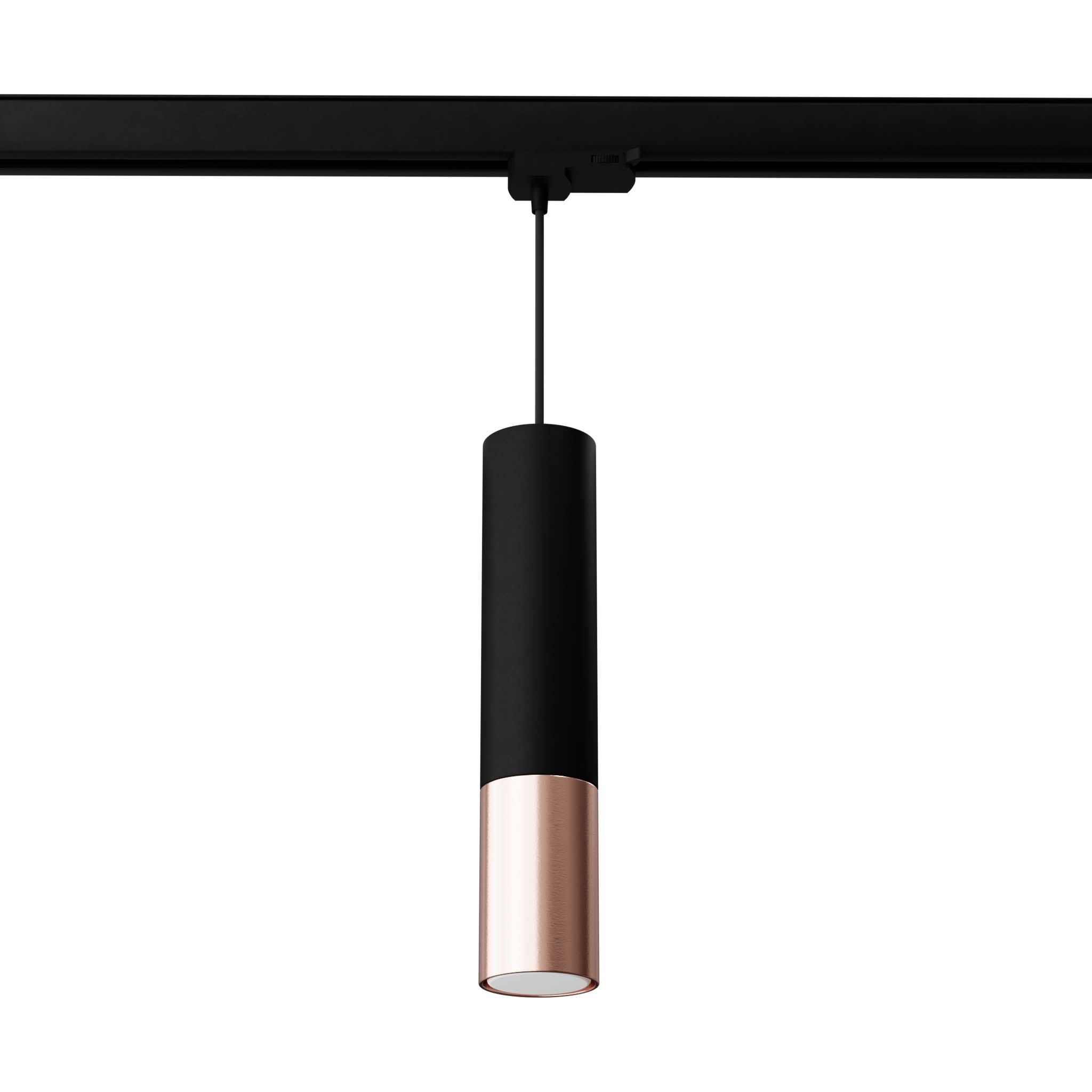 Lampa sufitowa szynowa LOOPEZ czarny/miedź 1xGU10 3000K