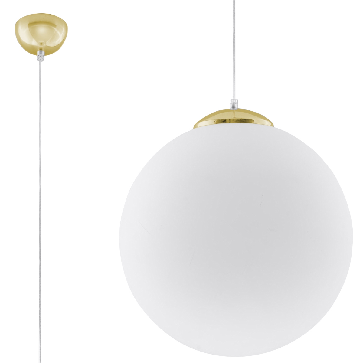 Lampa wisząca UGO 40 złota 1xE27