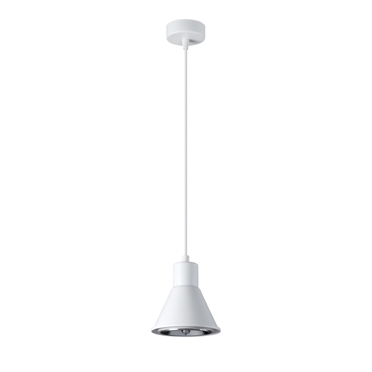 Lampa wisząca TAZILA 1 biała [ES111] 1xES111