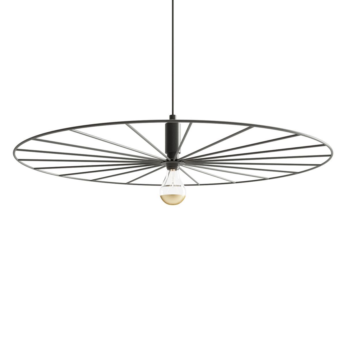 Lampa wisząca SIRKEL 60 czarny 1xE27