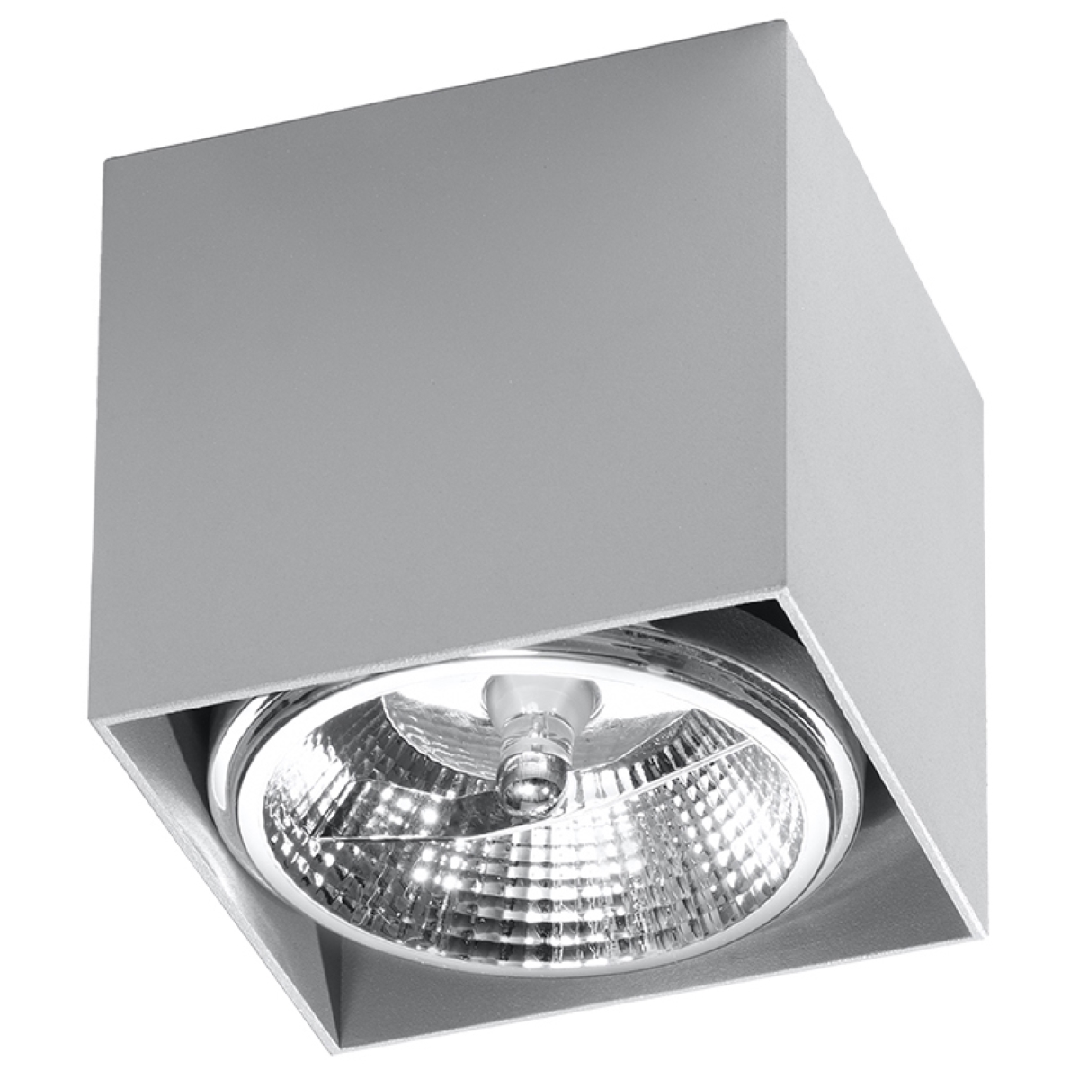 Lampa sufitowa BLAKE szary 1xGU10