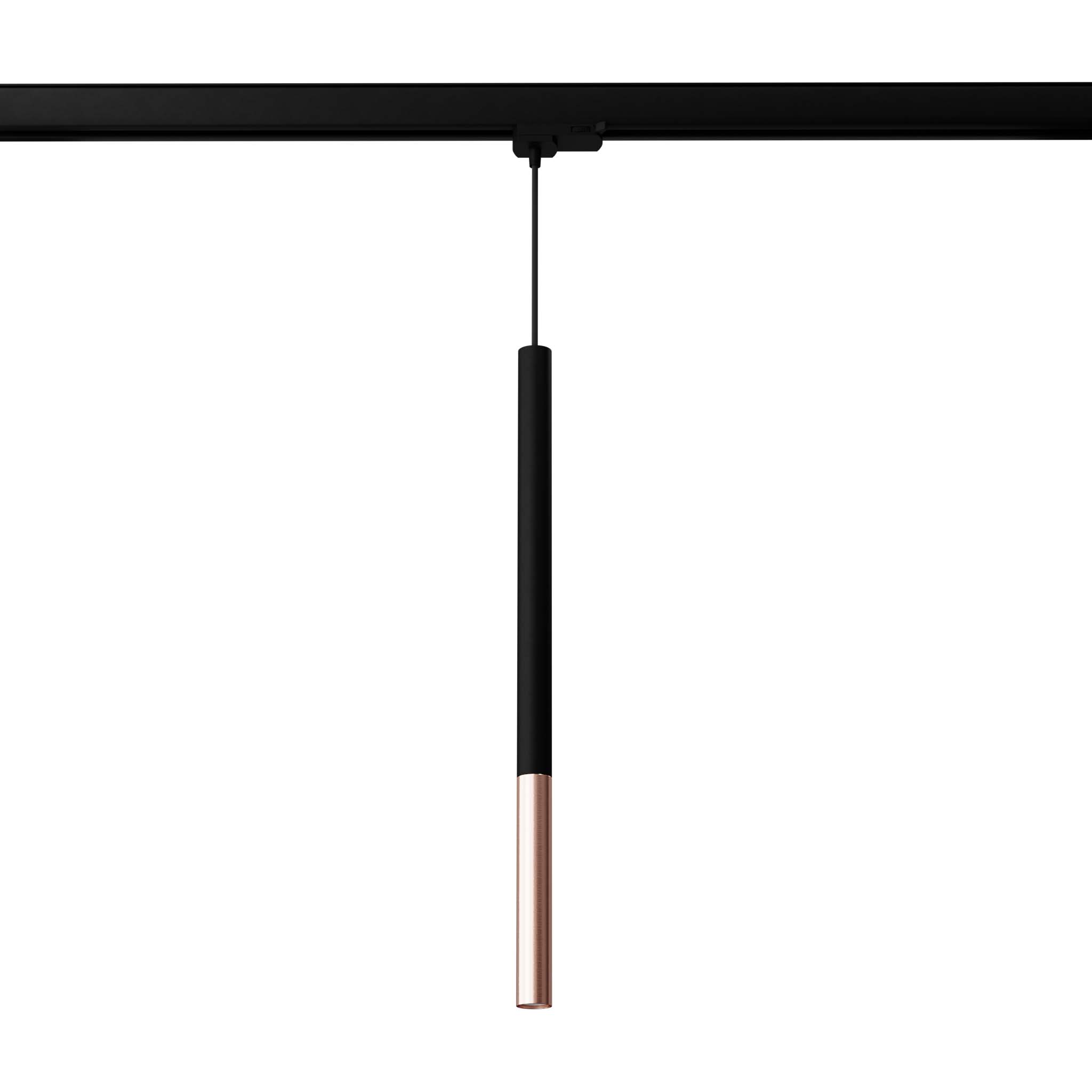 Lampa sufitowa szynowa MOZAICA czarny/miedź 1xG9