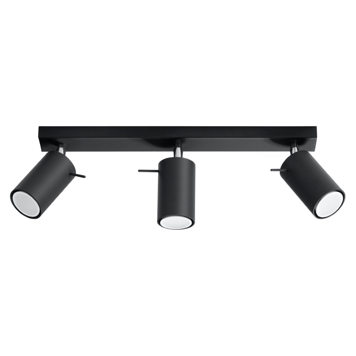 Lampa sufitowa RING 3L czarny 3xGU10