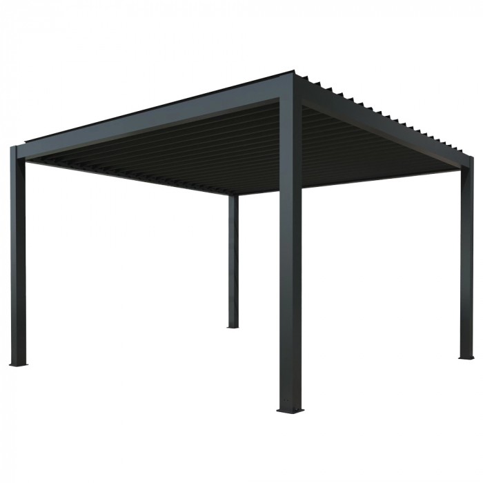 Pergola elektryczna LUXE 3x4m antracyt z LED